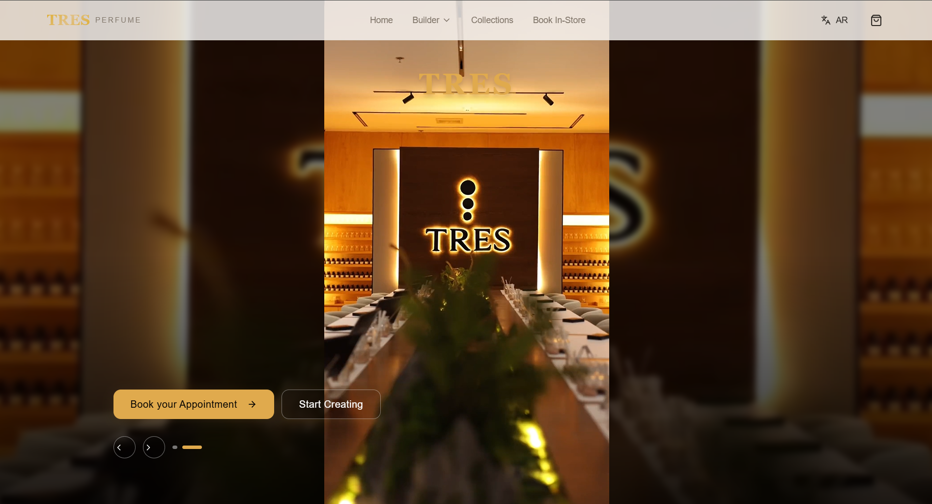 TRES — Custom Perfume · KSA, a project by Auroa AI